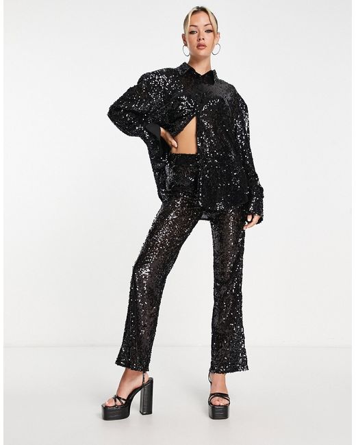 4th & Reckless sequin pants in part of a set