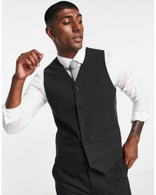 Asos Design skinny mix and match vest in