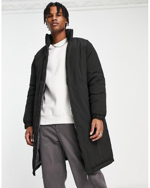 Selected Homme longline heavyweight puffer in