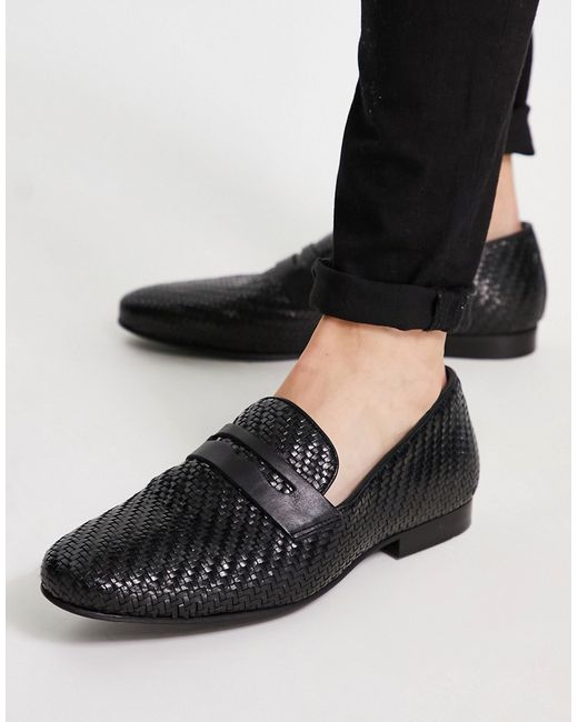 Bolongaro Trevor woven leather loafers in