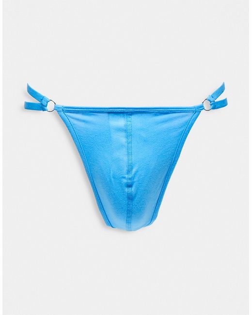 Asos Design thong in bright with ring detail