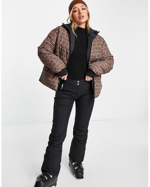 Missguided Ski reversible puffer jacket in