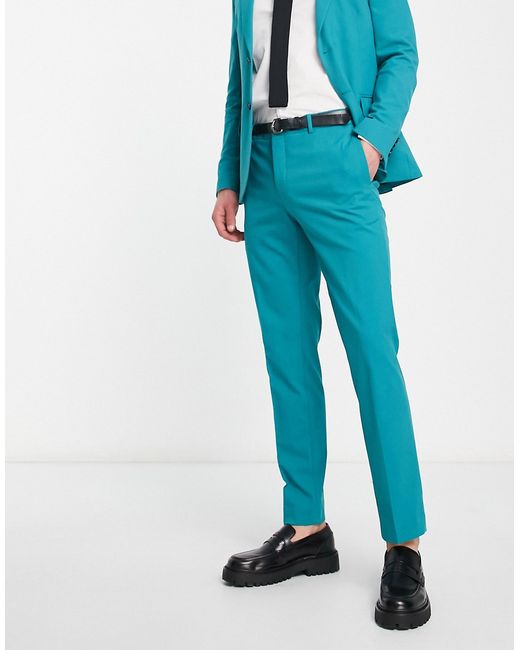 River Island suit pants in blue-