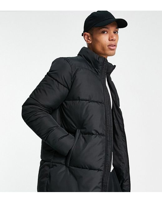 French Connection Tall funnel neck puffer jacket in