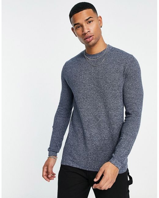 Selected Homme knitted crew neck sweater in
