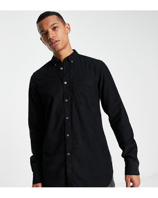 French Connection Tall long sleeve cord shirt in