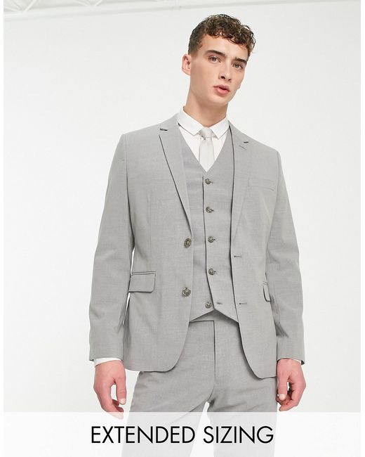 Asos Design skinny suit jacket in