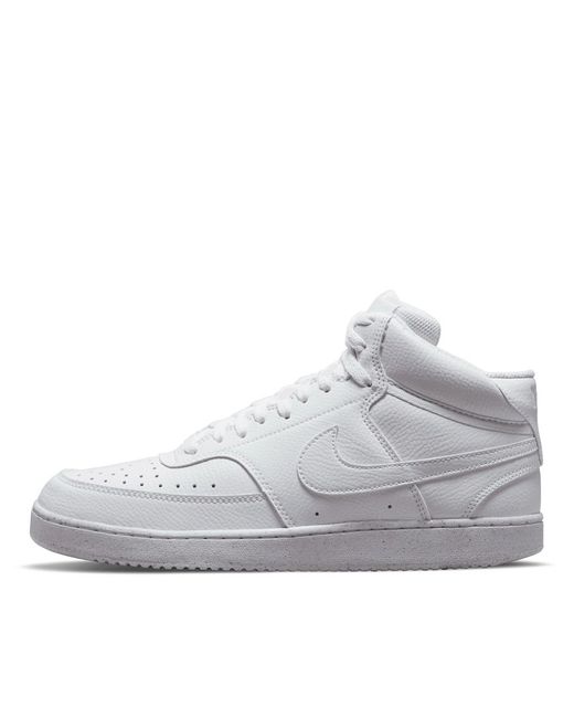 Nike Court Vision Mid Next sneakers in triple