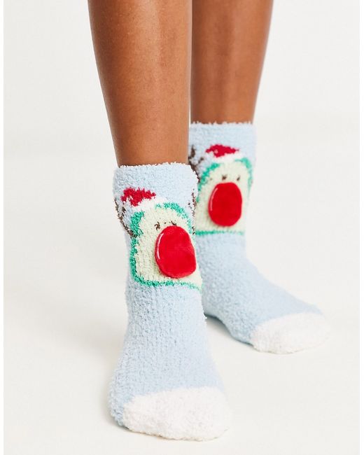 Loungeable Christmas avocado socks gift box in