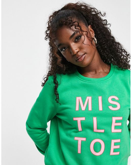 Only mistletoe Christmas sweater in
