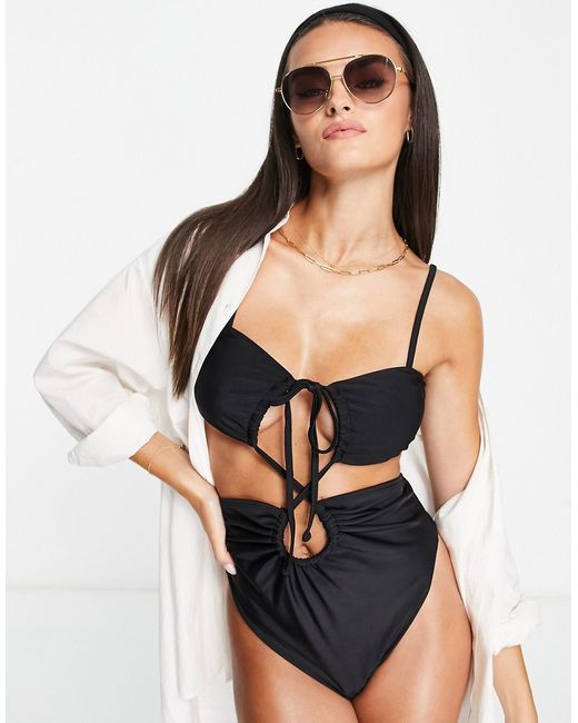 The Frolic typhoon cut out strappy swimsuit in
