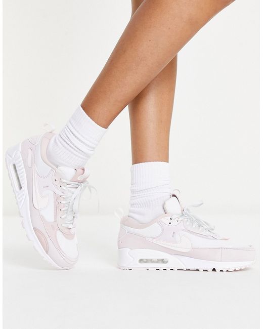 Nike Air Max 90 Futura sneakers in white and