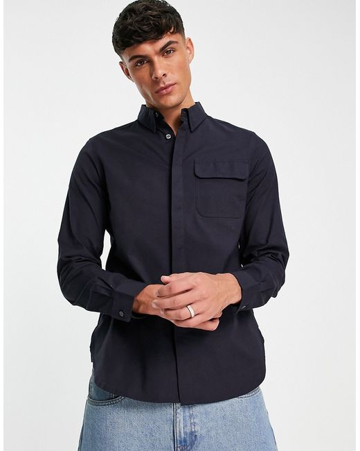 French Connection long sleeve overshirt in