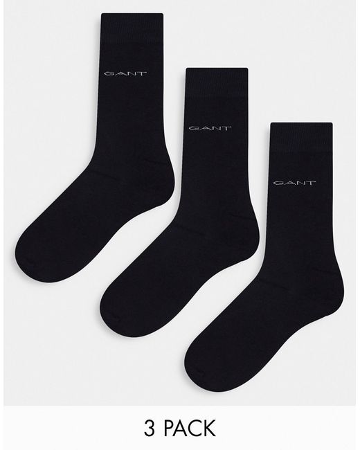 Gant 3-pack socks with logo in