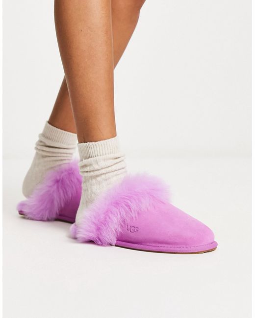 Ugg Scuff Sis slippers in ruby