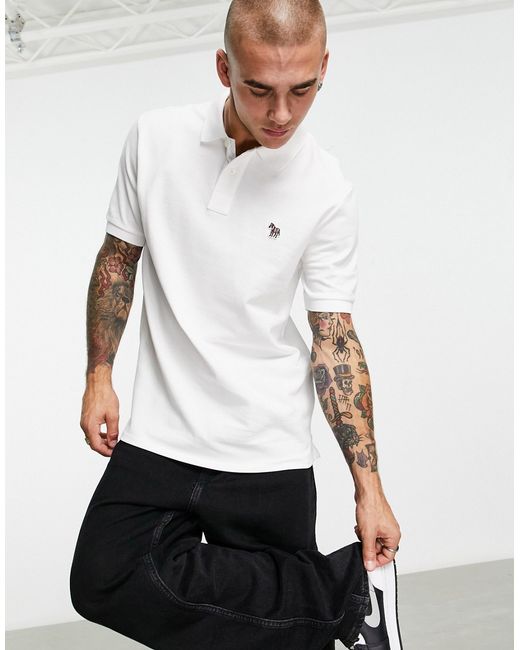 PS Paul Smith regular fit logo short sleeve polo in