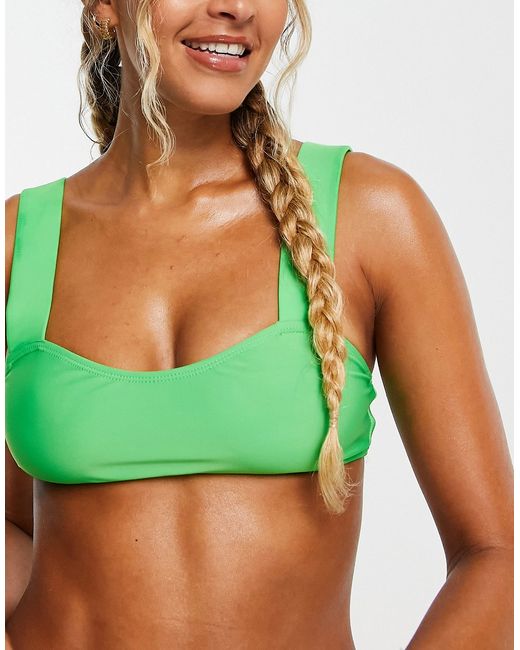 Brave Soul bikini top with wide straps in