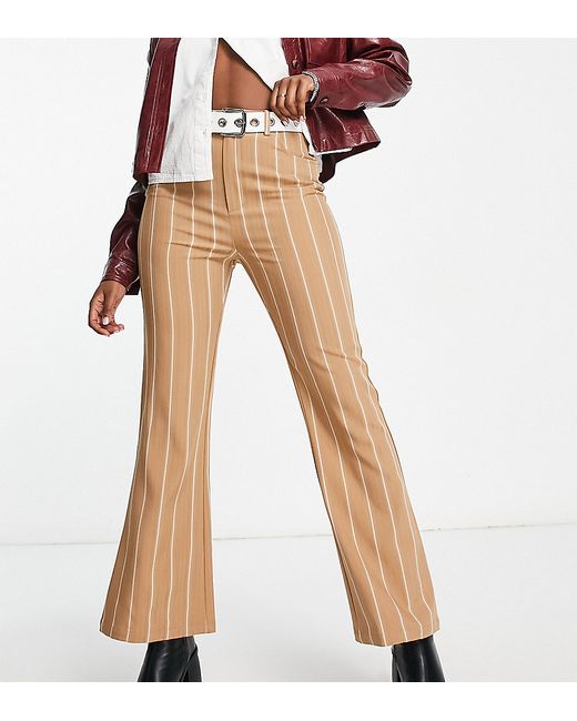 Reclaimed Vintage stripe bengaline flare pants-