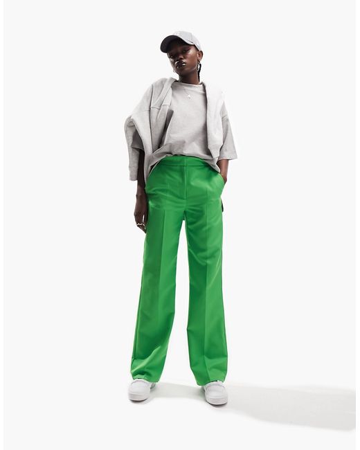 Asos Design ultimate straight leg pants in bright