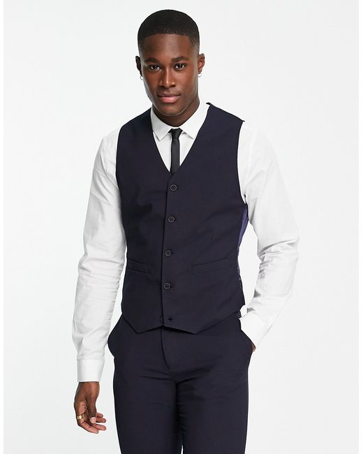Asos Design skinny suit vest in