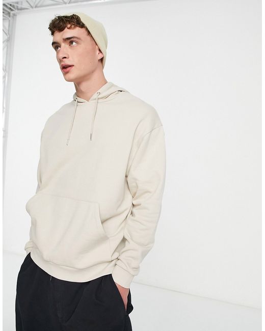 Asos Design oversized hoodie in oatmeal