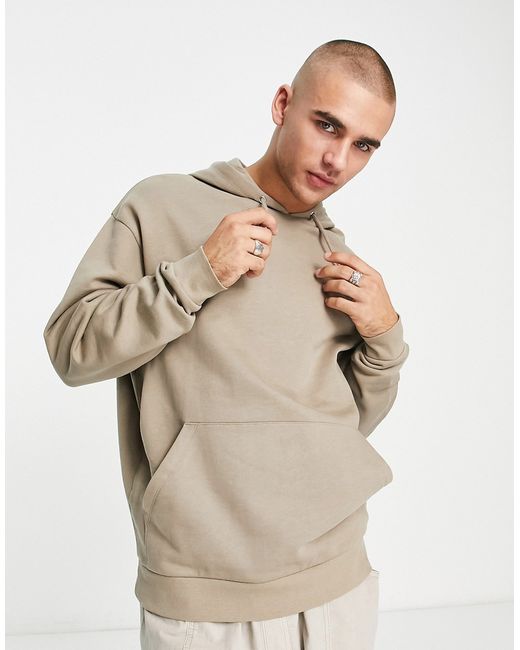 Asos Design oversized hoodie in gray