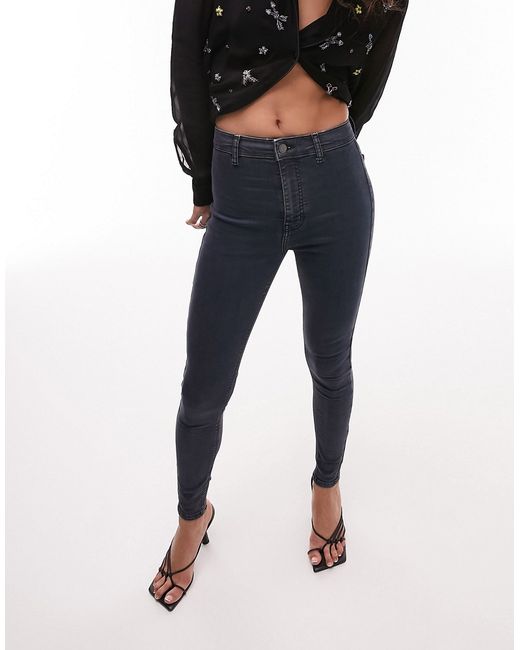 TopShop Joni jeans in black
