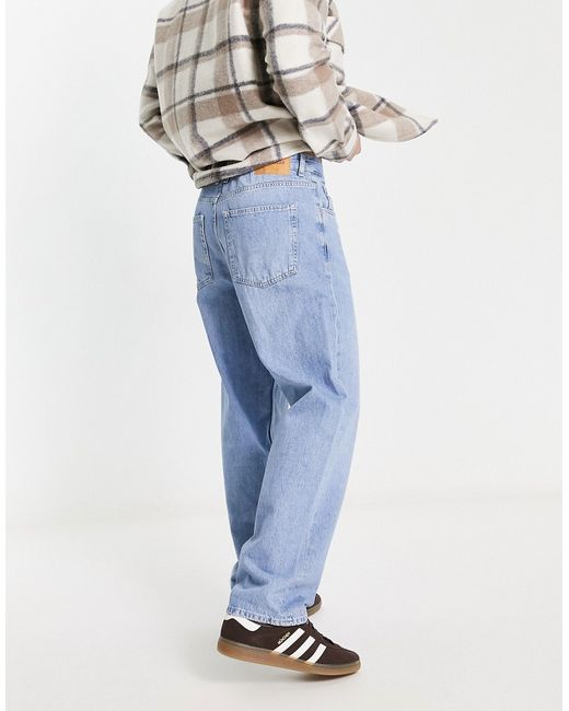 Pull & Bear baggy fit jeans in mid
