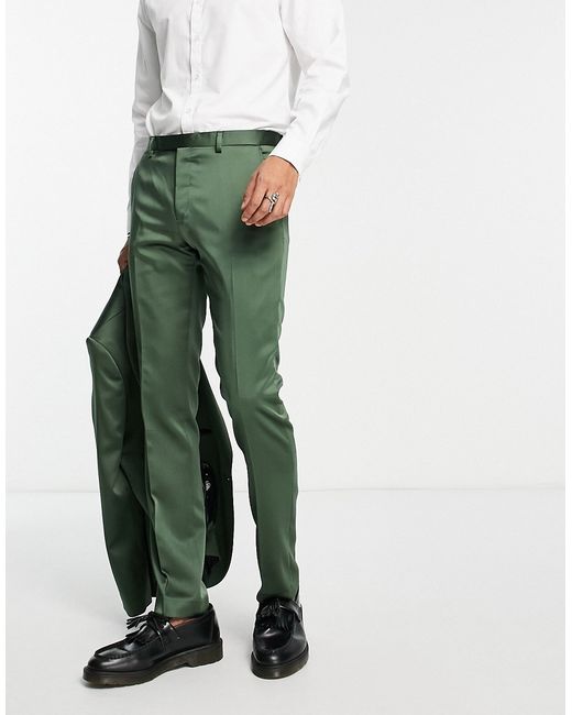 Twisted Tailor draco suit pants in khaki-