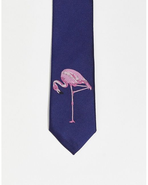 Twisted Tailor tie in with large flamingo embroidery