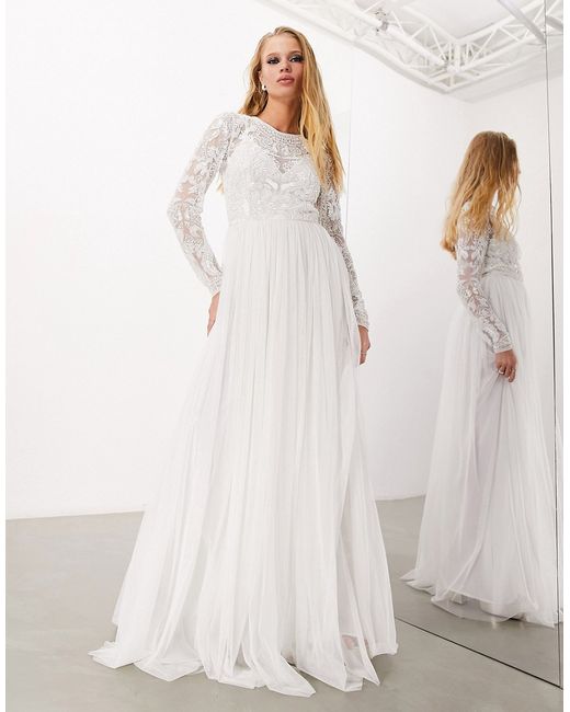 ASOS Edition Elizabeth beaded bodice wedding dress-