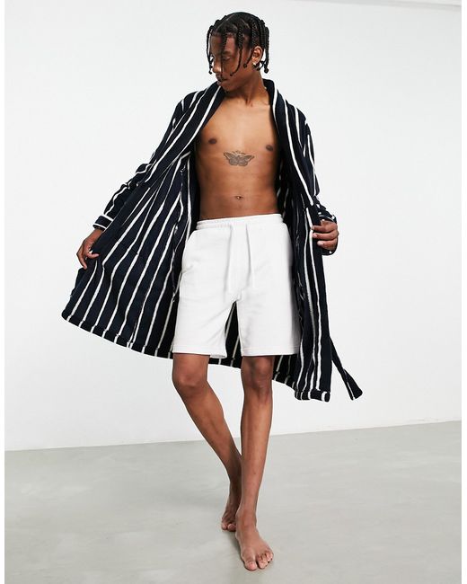 French Connection robe in and ecru stripe