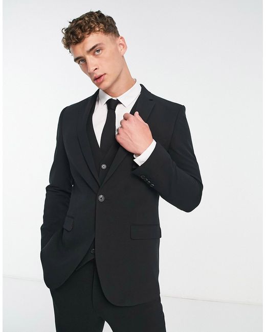 Asos Design super skinny suit jacket in