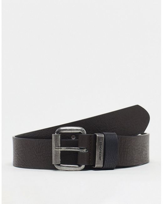 Jack & Jones faux leather belt in
