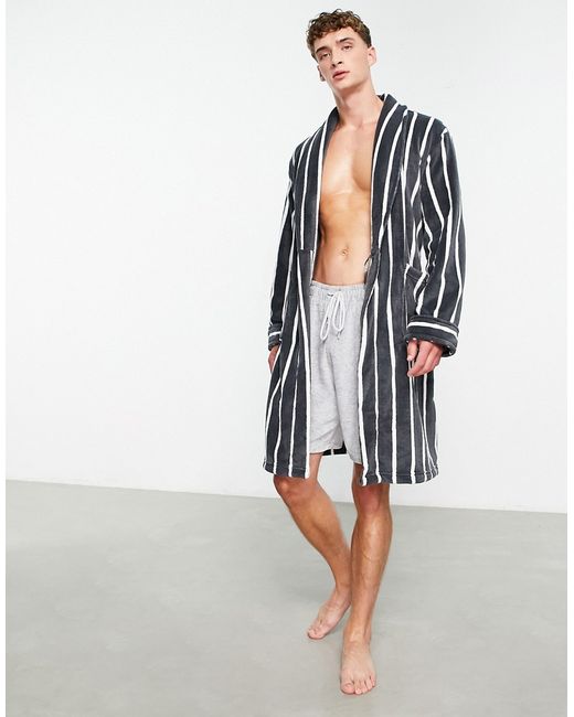 French Connection robe in light stripe