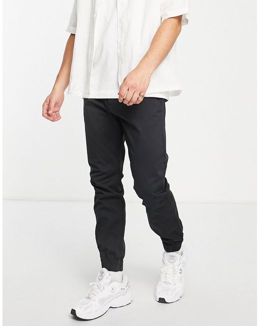 French Connection cuffed pants in charcoal-