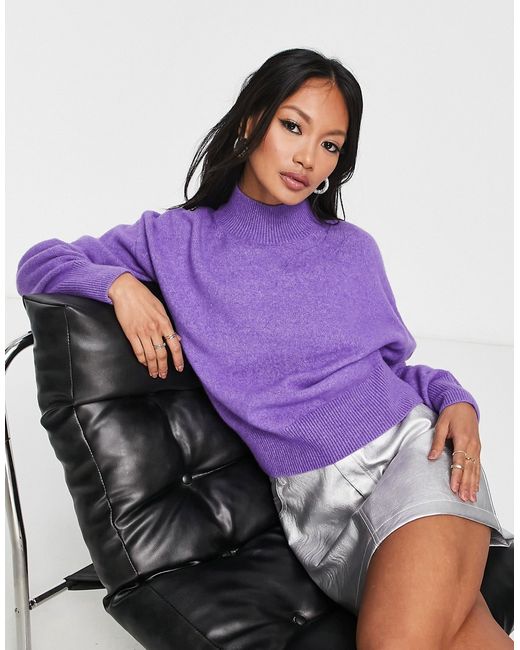 Other Stories mock neck knit sweater in