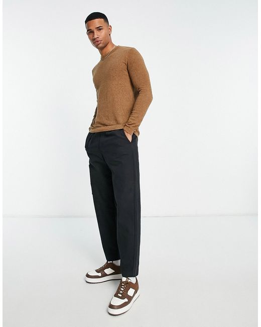 Selected Homme knit crew neck sweater in