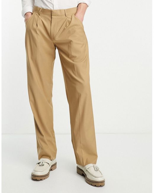 Harry Brown wide fit pleated smart pants in part of a set