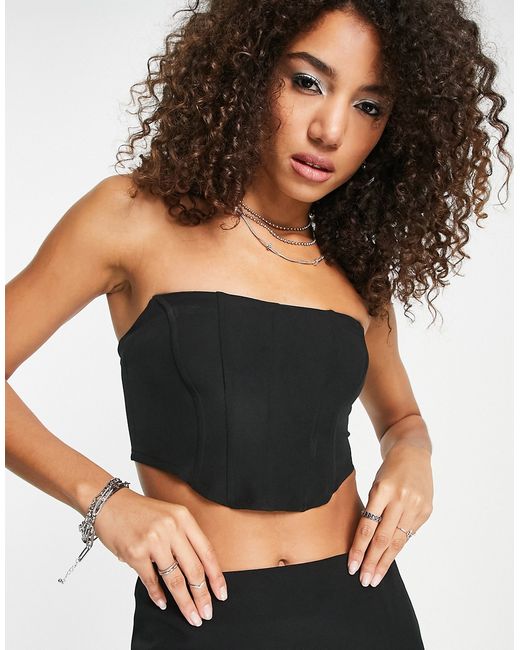 Na-Kd x Moa Mattson structured corset top in part of a set