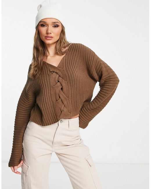 Na-Kd braided knitted sweater in