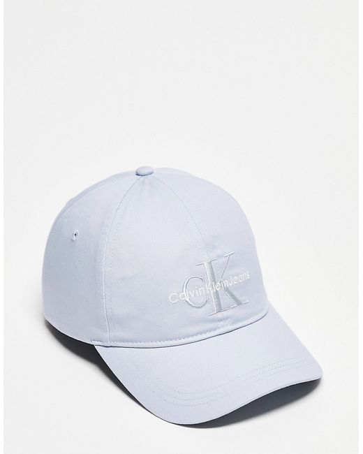 Calvin Klein Jeans monogram cap in light