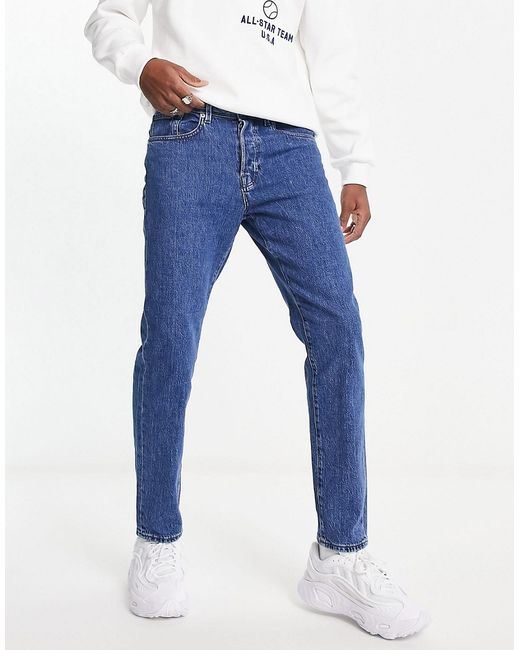 Selected Homme slim jeans in mid wash