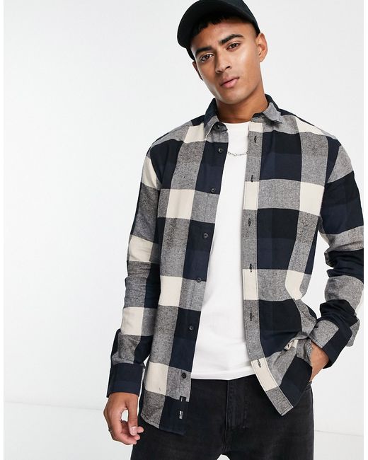 Only & Sons plaid shirt in