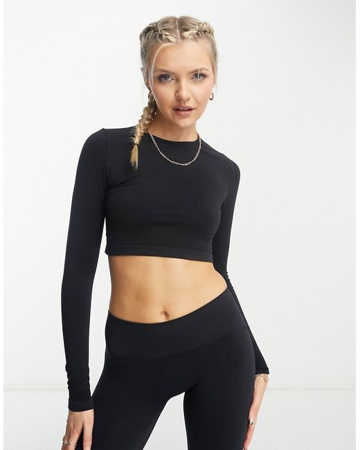 Pull & Bear long sleeve second skin top in part of a set