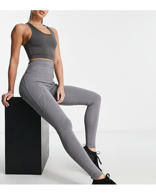 Asos 4505 Tall icon run tie waist leggings with pocket in
