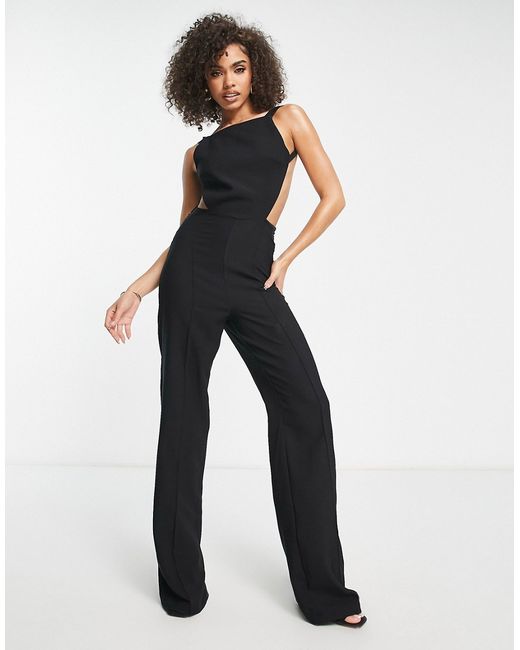 Trendyol straight leg jumpsuit with cutout in