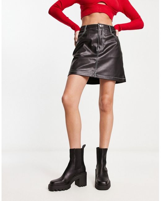 Pull & Bear heeled boots in