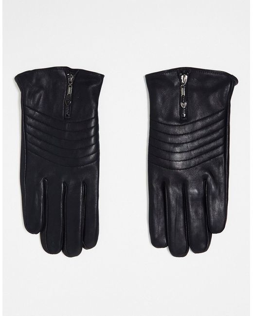 Barneys Originals Plus Barneys Originals gloves with zip detailing in
