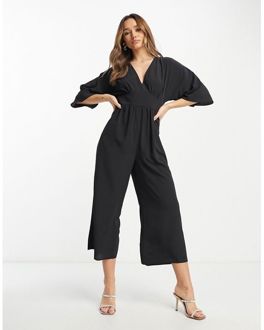 Asos Design kimono culotte jumpsuit in
